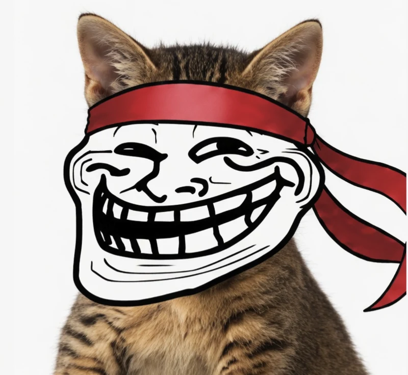 Troll Kitty mascot